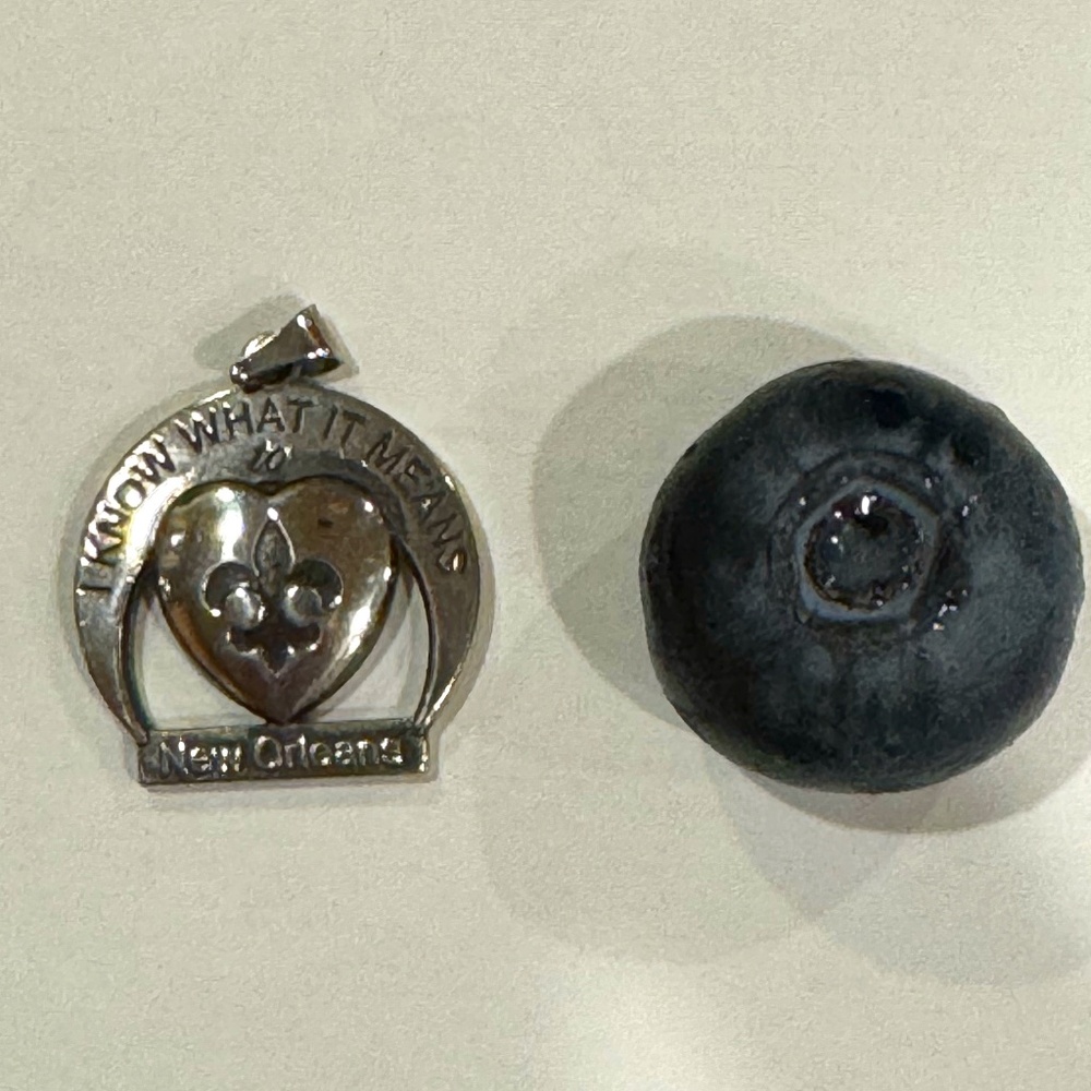 New Orleans Sterling Silver Pendant  - Do You Know What it Means - Retired